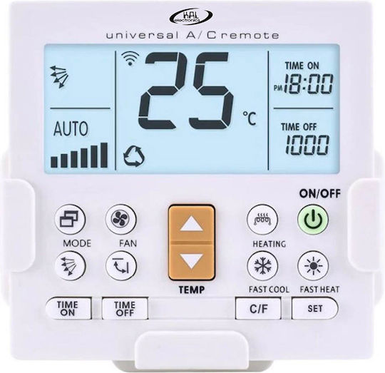 KAL Electronics Universal Τηλεχειριστήριο για Κλιματιστικό
