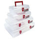 Proline Tool Compartment Organisers Transparent 24.5x15x8.5cm 5pcs