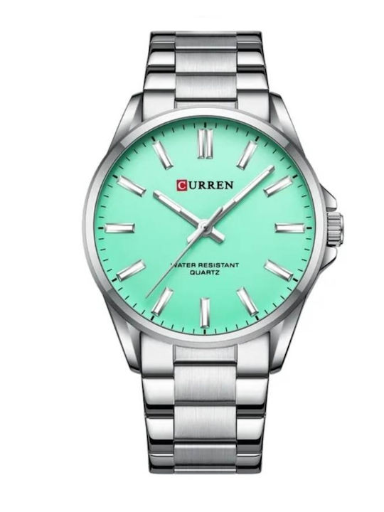 Curren Ανδρικό Ρολόι 42mm Μπαταρίας με Μεταλλικ...