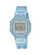 Casio Digital Uhr Chronograph mit Blau Kautschukarmband