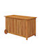 vidaXL Outdoor Storage Box Brown L90xW50xH58cm
