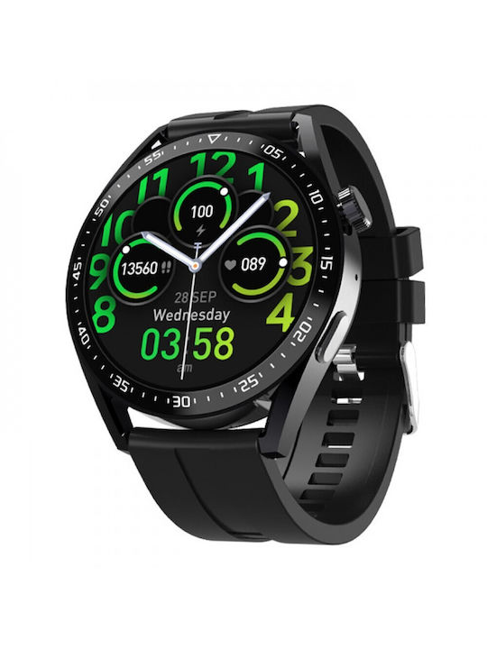 Sunpin SW-03 Smartwatch με Παλμογράφο (Μαύρο) | Skroutz.gr