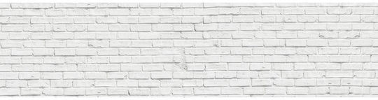 Decorative Sticker Wall White Bricks 1pcs 240x60cm Ango