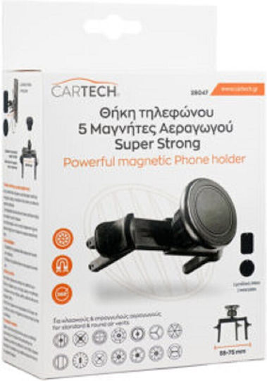 Cartech Βάση Κινητού Αυτοκινήτου με Μαγνήτη Μαύρη
