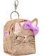 Souza For Kids Quinn Cat Παιδικό Πορτοφόλι Κερμάτων με Φερμουάρ & Μπρελόκ Χρυσό