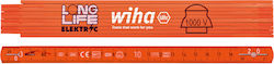 Wiha 42068 Plastic Folding Ruler 2m