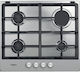 Whirlpool Autonomous Cooktop with Liquid Gas Burners Inox 58x51cm