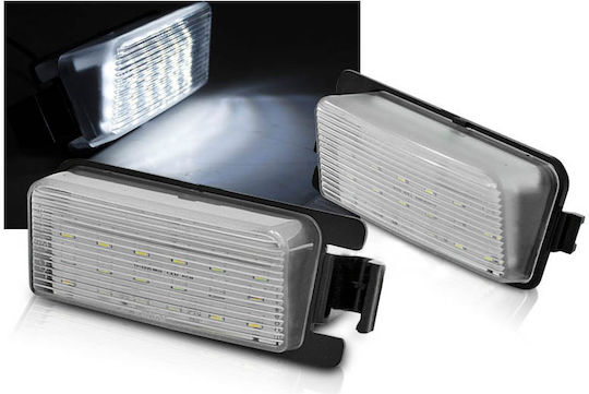 Vinstar Lumini pentru plăcuțele de înmatriculare Lumini LED 12V pentru Nissan 350Z / 370Z / GT-R 2buc