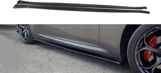 Maxton Design Μαρσπιέ Αυτοκινήτου Πλαϊνά Συμβατά με Alfa Romeo Giulia Veloce Look Carbon