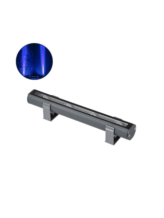 GloboStar Window-Bari Außenstehlampe LED Wall Washer 12W mit Blauem Licht IP67 Graue