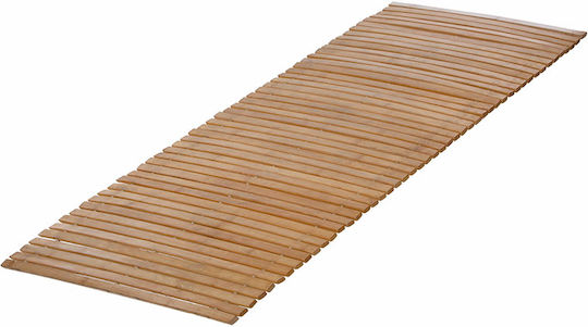 5Five Badematte Hölzernes Rechteckig 174857 Braun 50x120cm