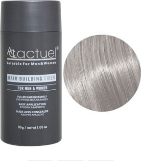 Actuel Fasern zur Abdeckung von Haarausdünnung Hair Fibers Hellgrau 30gr