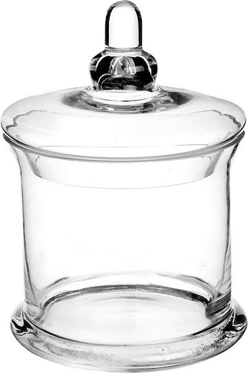 5Five Glass Cookie Jar Transparent 14x14x20cm