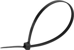 Bormann Δεματικά Καλωδίων Πλαστικά 300mmx3.6mm σε Μαύρο χρώμα (100τμχ) (050414)