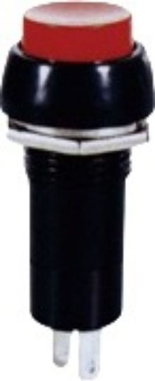 Ultimax Φ12 PB305A On-Off switch Pushbutton 2 Pin Red 1pcs