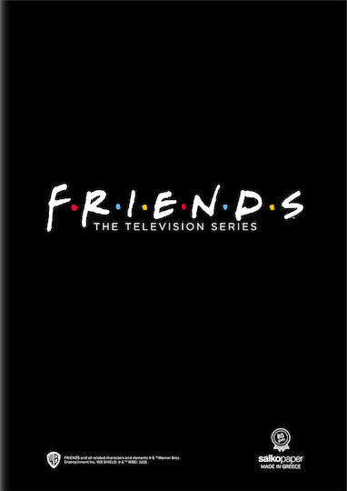 Salko Paper Spiral Caiet Cu dungi 40 de Foi Friends 1buc (Culori diverse)
