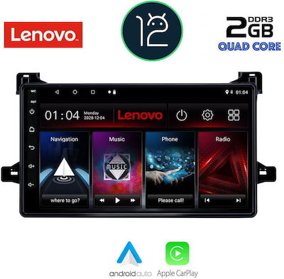 Lenovo Sistem Audio Auto pentru Toyota Prius Audi A7 2016-2020 (Bluetooth/USB/AUX/WiFi/GPS/Apple-Carplay/Android-Auto) cu Ecran Tactil 9"