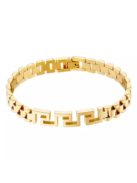 Oxzen Bracelet made of Steel Gold Plated