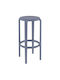 Hocker für Bar Für den Außenbereich aus Polypropylen Tom 75 Dark Grey 1Stück 36x36x75cm
