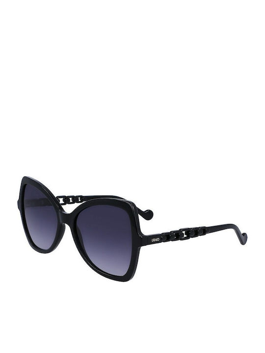 Liu Jo Women's Sunglasses with Black Plastic Fr...