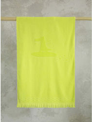 Nima Surfing Kids Beach Towel Yellow 140x70cm