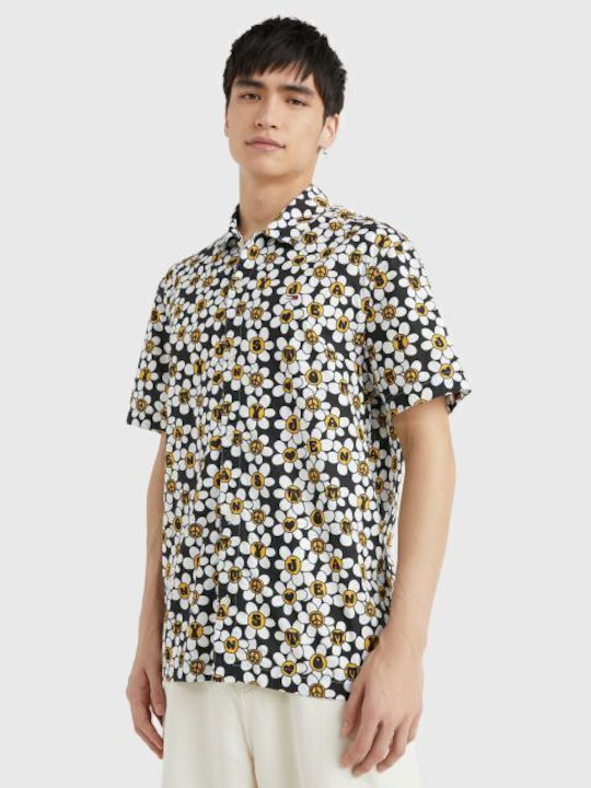 Tommy Hilfiger Bumbac Cămașă Negru