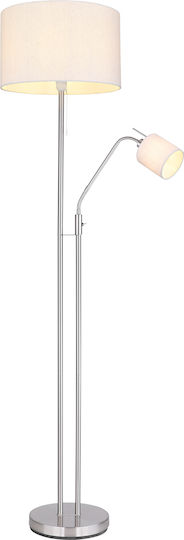 Globo Lighting Ava Φωτιστικό Δαπέδου Υ175xΜ40εκ. με Ντουί για Λαμπτήρα E27 Λευκό