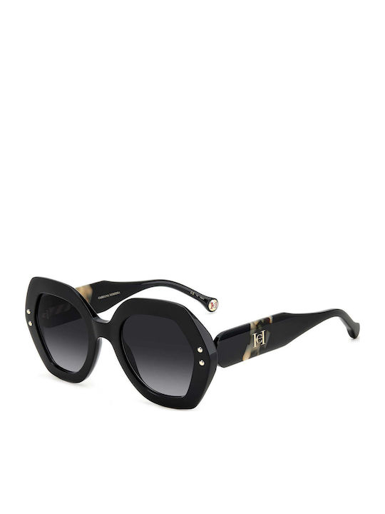Carolina Herrera Sunglasses Μαύρα with Acetate Frame & Black Lens Carolina Herrera Sunglasses Μαύρα with Acetate Frame & Black Lens