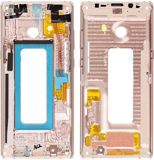 Μεσαίο Πλαίσιο Χρυσό για Galaxy Note 8
