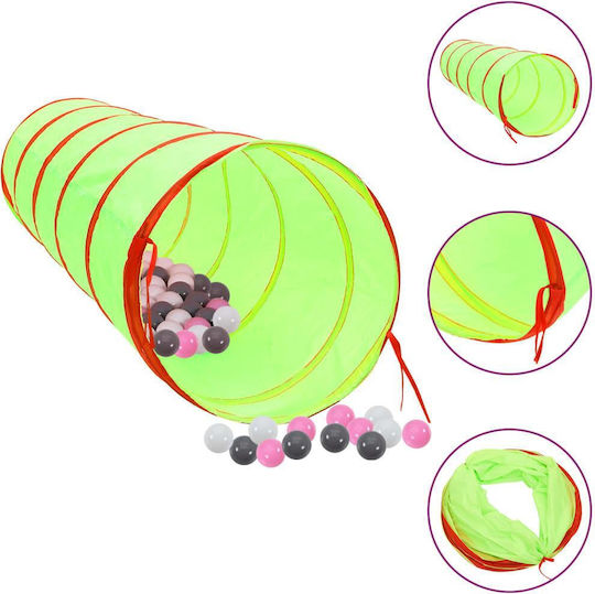 vidaXL Kids Play Tunnel Green