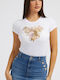 Guess W3GI11KA0Q1 Women's T-shirt Floral White