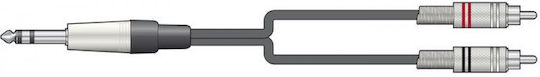 Chord Cable 6.3mm male - 2x RCA male 1.5m (190.015UK)