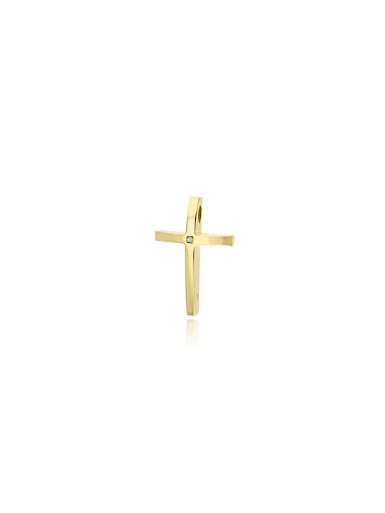 Skaras Jewels Damen Gold Kreuz 14K