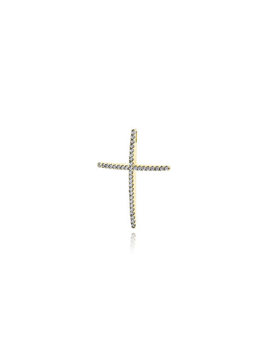 Skaras Jewels Women's Gold Cross 14K