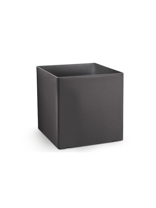 Plastona Mat Flower Pot 36x36cm Anthracite 10.07.0813