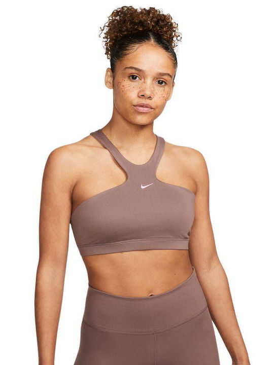 Dri-Fit Swoosh Damen Sport-BH Plum Eclipse mit Futter