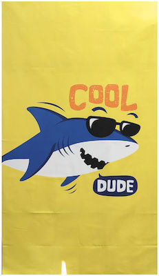 Kocoon Cool Dude Παιδική Πετσέτα Θαλάσσης Κίτρινη 120x70εκ.