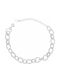 Jools Silver Chain Hand Wide Thickness 8mm
