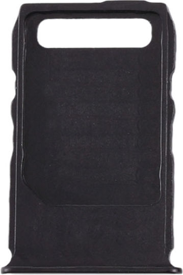 Υποδοχή Κάρτας Single Sim Tray Μαύρο για Nokia 3.1 Plus
