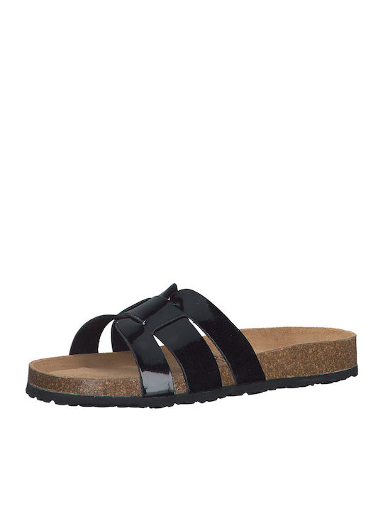 Tamaris Leder Flache Sandalen für Damen in Schw...