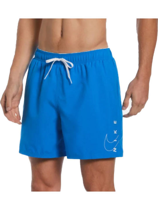 Nike 5" Volley Мъжки Бански Плувни Шорти Сини