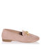 Sante Leather Women's Loafers in Pink Color