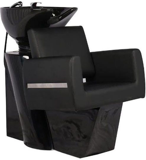 Salon Tech FR-78001 Chiuvetă Staționară cu Scaun Negru