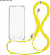 Sonique Armor Back Cover Silicone with Strap Tr...