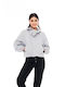 Biston 49-101-017-59 Women's Short Lifestyle Jacket for Winter with Hood Gray