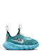 Flex Runner 2 Lil Kids Sports Shoes Running Slip-On Mineral Teal / Baltic Blue / Lemon Chiffon / Chrome
