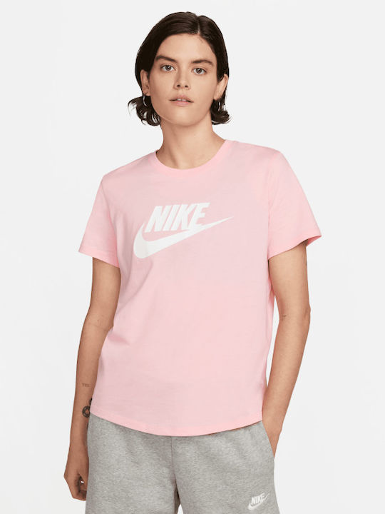 Nike Sportswear Essentials Γυναικείο T-shirt Ροζ