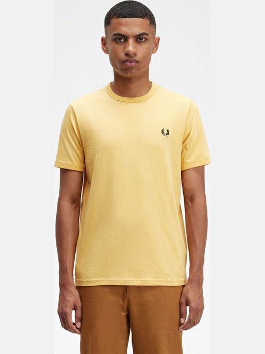 Fred Perry T-shirt Κίτρινο