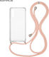 Sonique Armor Back Cover Silicone with Strap Tr...