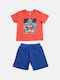 Joyce Kids Set with Shorts Summer 2pcs Orange